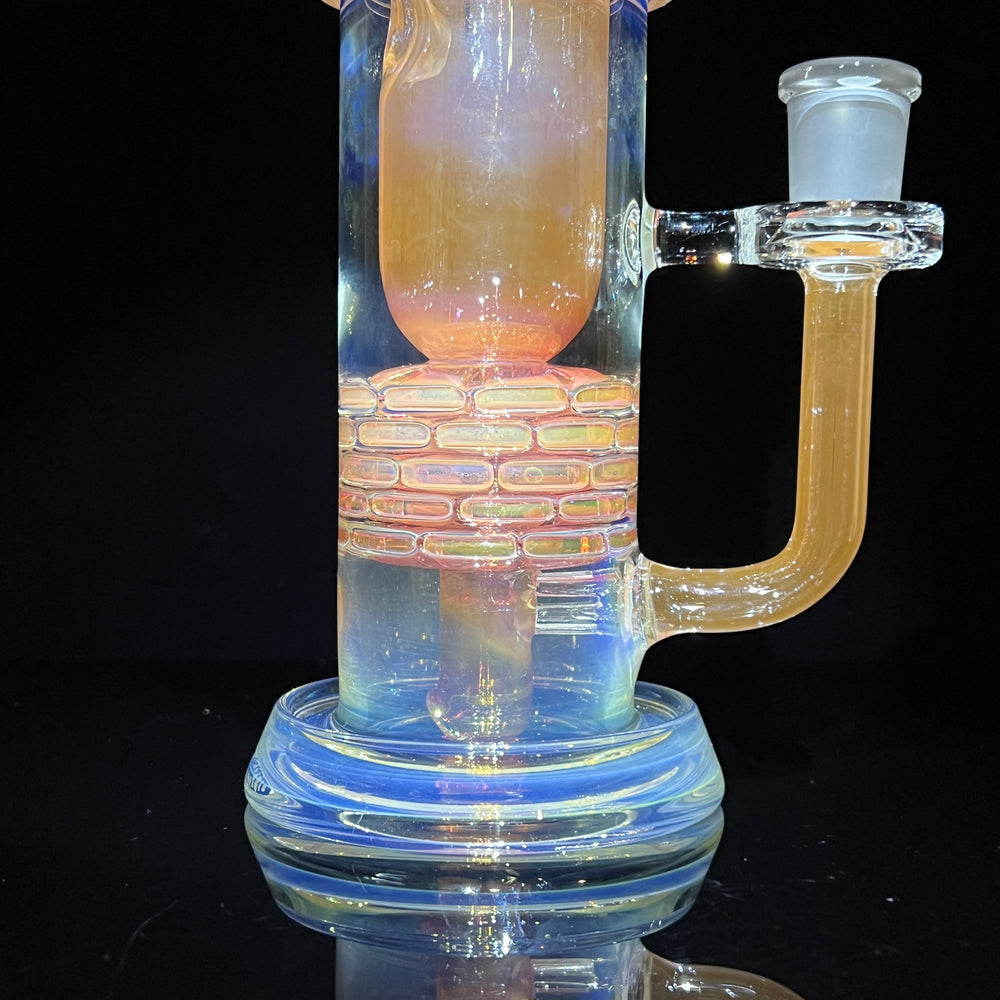 Fumed Brickstack Incycler Glass Pipe Leisure Glass   