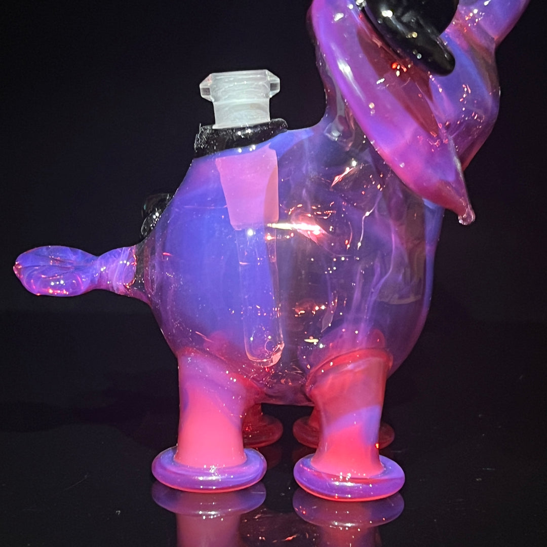 Karmaline Elephant Mini Rig Glass Pipe Flame Princess Glass   