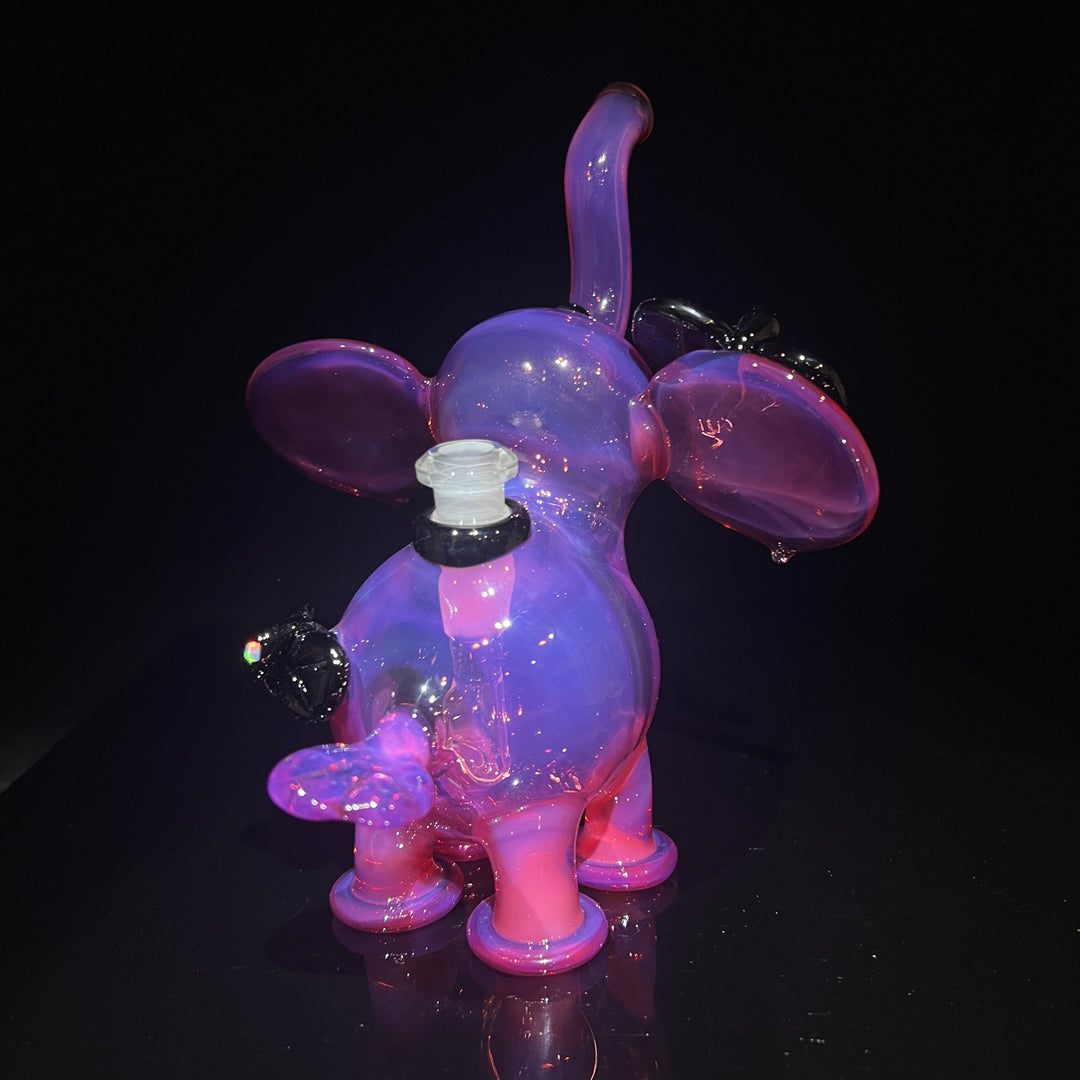 Karmaline Elephant Mini Rig Glass Pipe Flame Princess Glass   