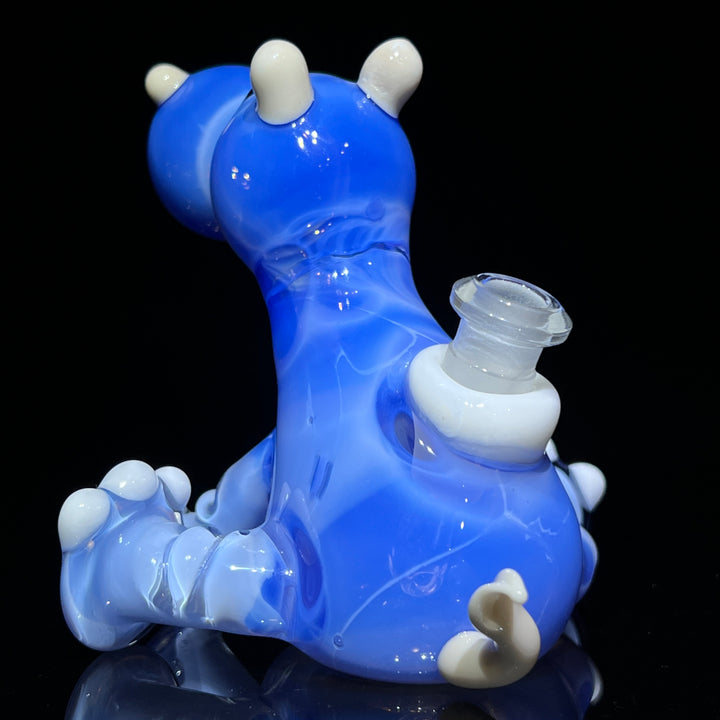 Blue Hippo Rig Glass Pipe Flame Princess Glass   