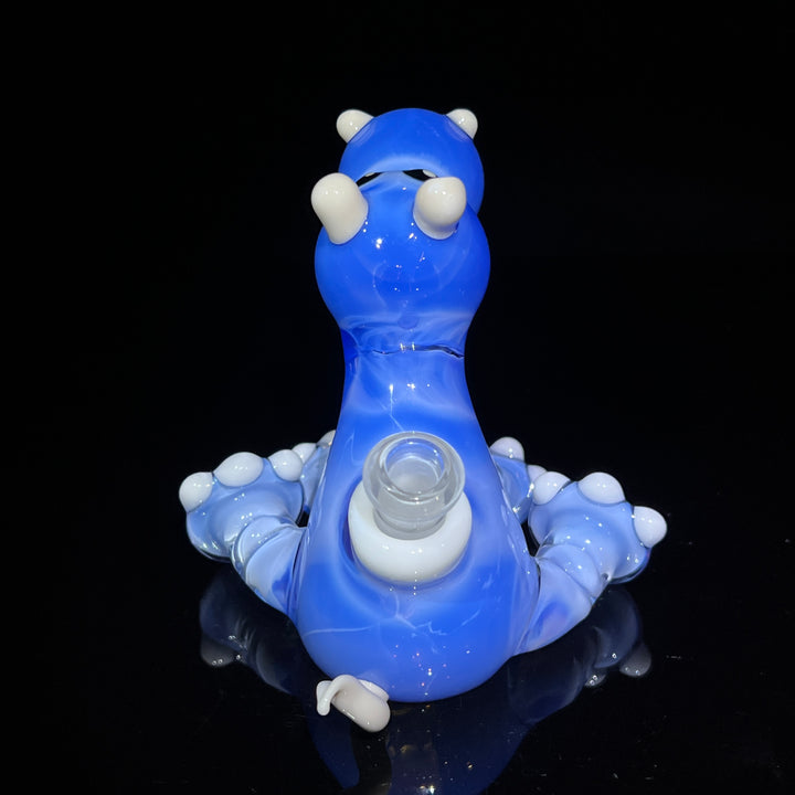 Blue Hippo Rig Glass Pipe Flame Princess Glass   