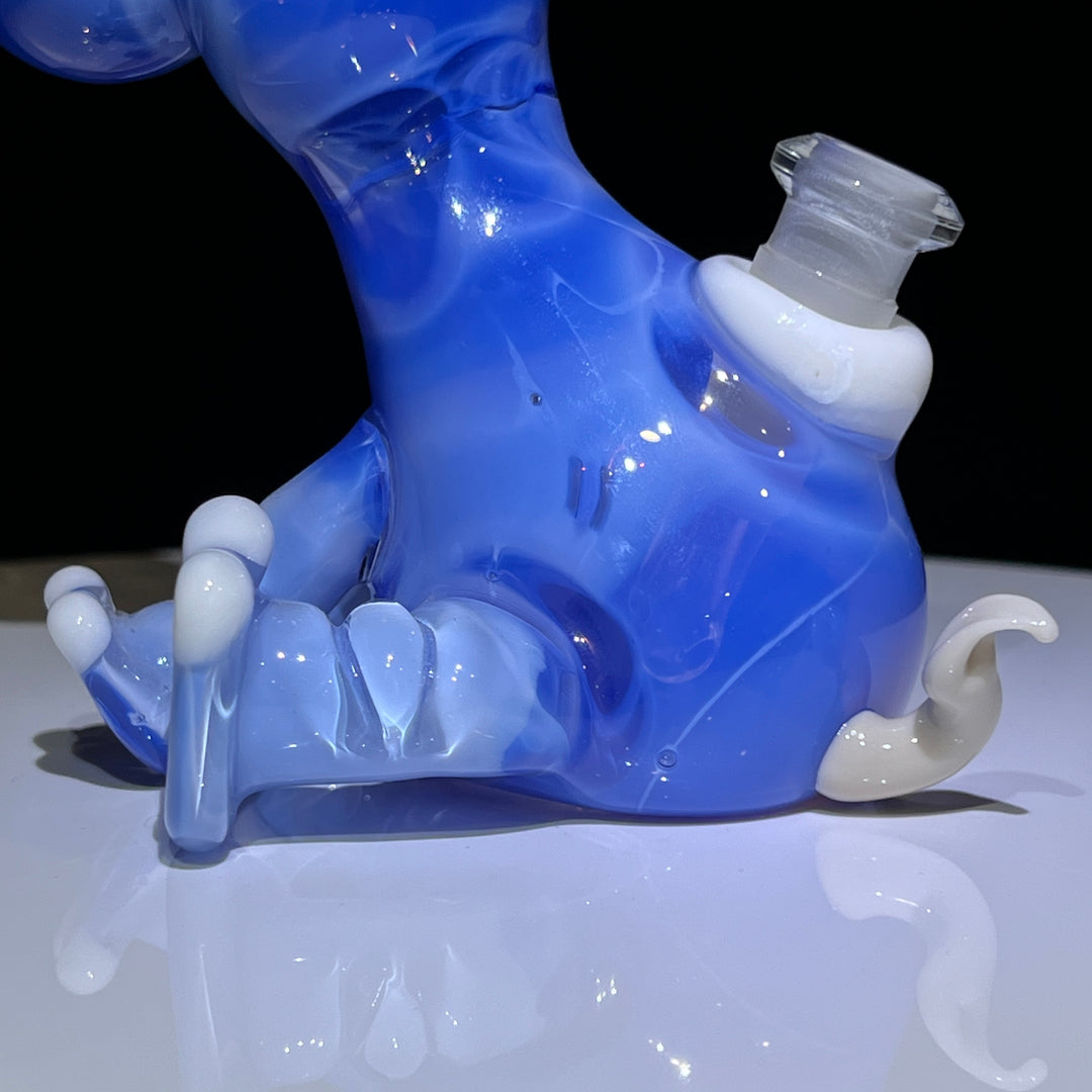 Blue Hippo Rig Glass Pipe Flame Princess Glass   