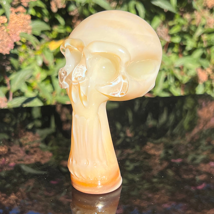 Glass Mini Skull Pipe 2 Glass Pipe Glassex   