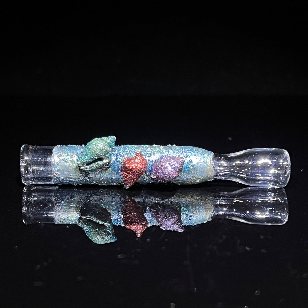 Sealife Chillum Glass Pipe Cherry Glass   