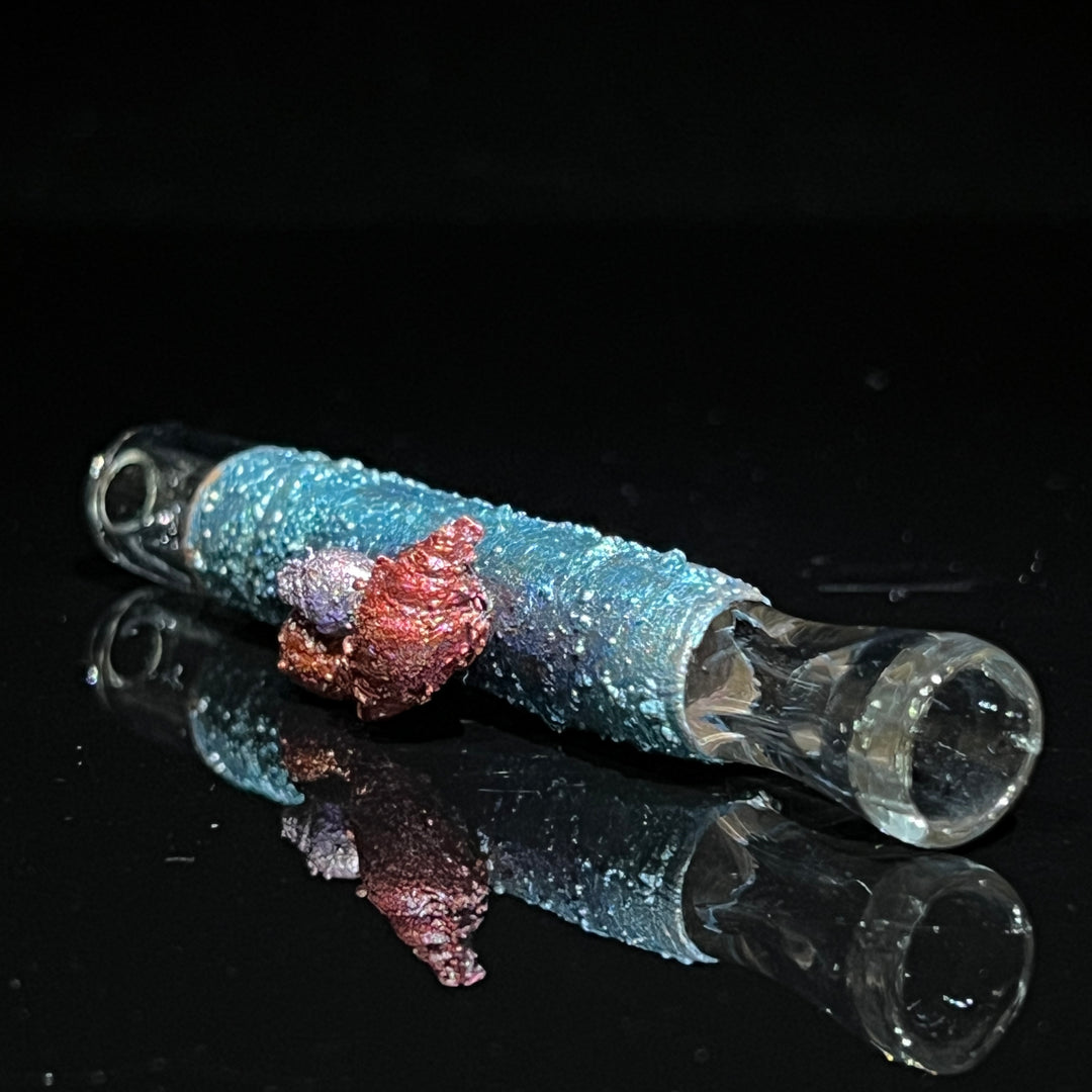 Sealife Chillum Glass Pipe Cherry Glass   