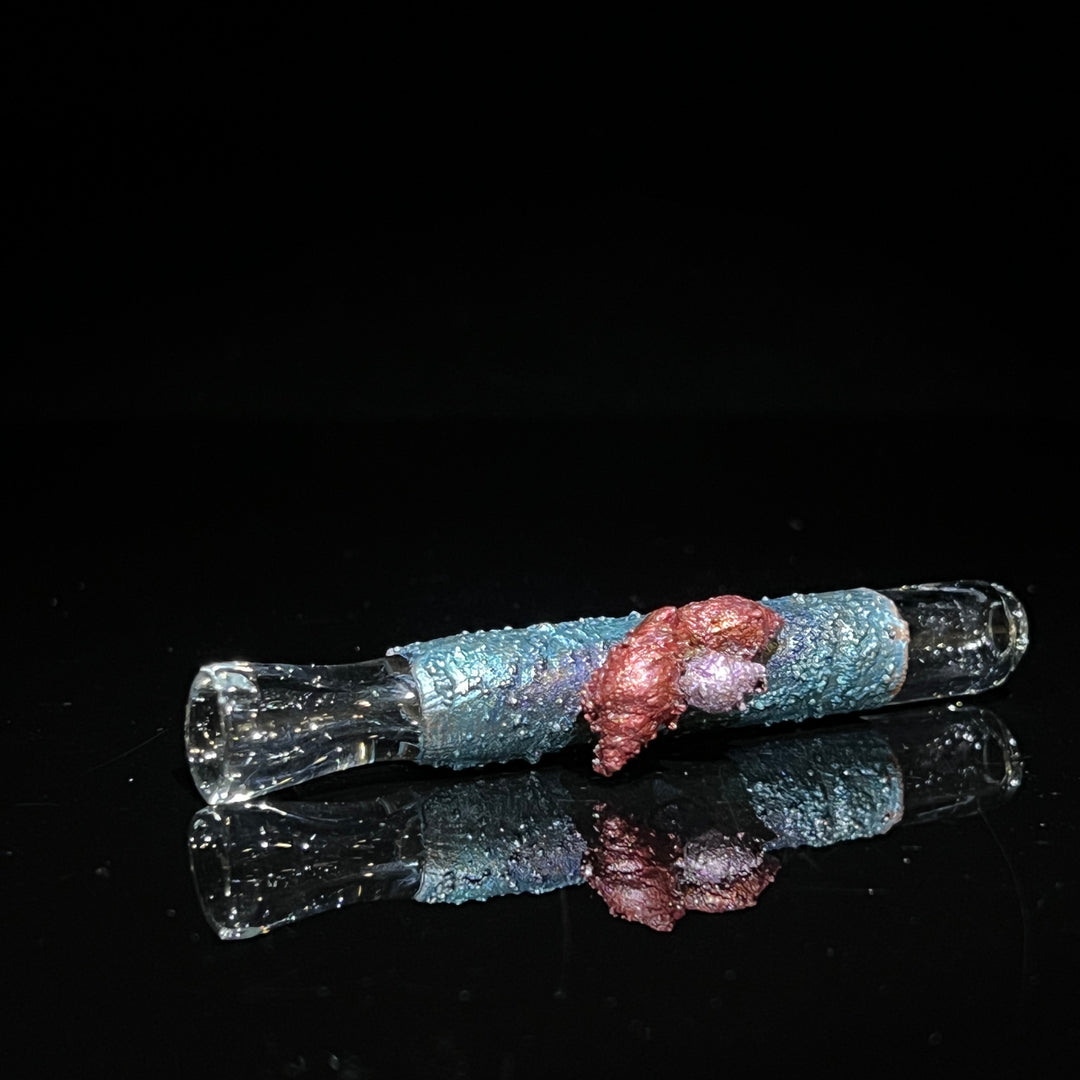 Sealife Chillum Glass Pipe Cherry Glass   