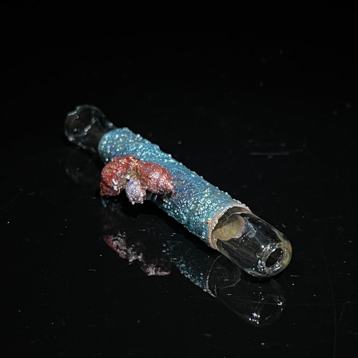 Sealife Chillum Glass Pipe Cherry Glass   