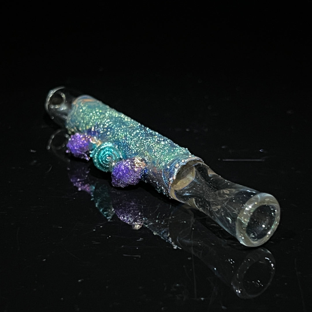 Sealife Chillum Glass Pipe Cherry Glass   