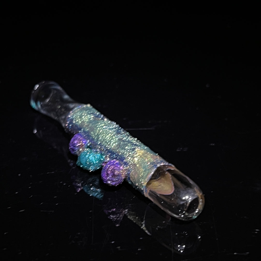 Sealife Chillum Glass Pipe Cherry Glass   