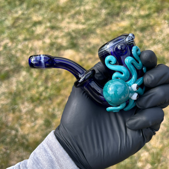 Aqua OctoLock Glass Pipe Glass Distractions   