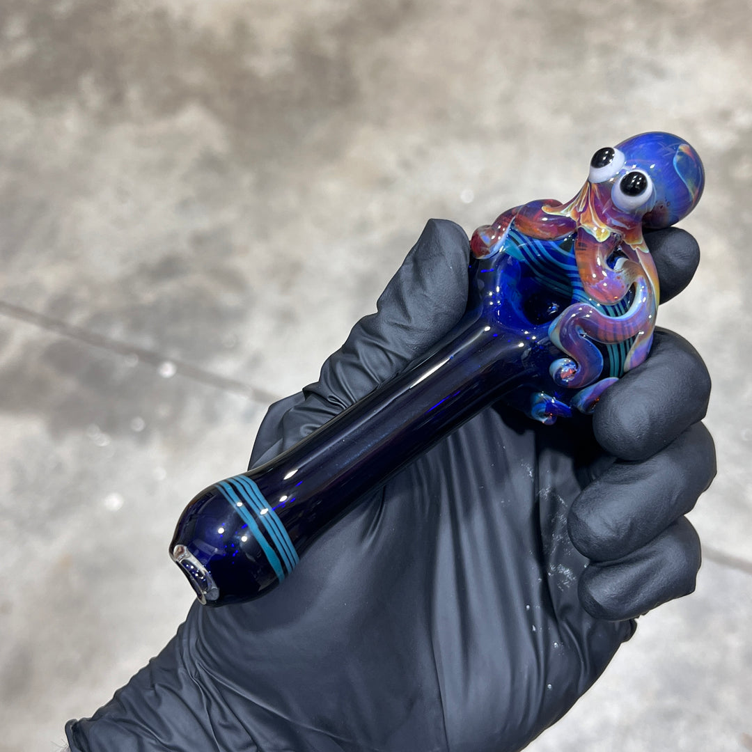 Purple OctoPipe 1 Glass Pipe Glass Distractions   