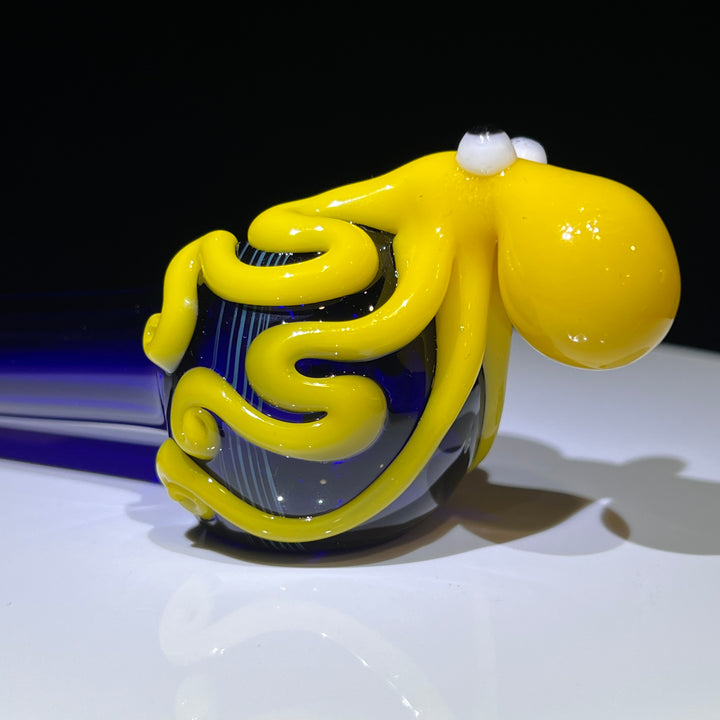 Yellow OctoPipe Glass Pipe Glass Distractions   