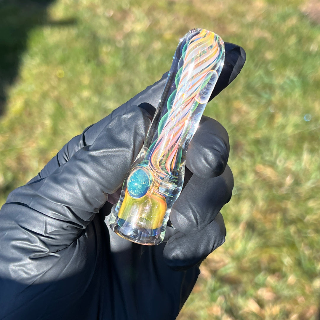 Thick Fume Chillum 5 Glass Pipe Chuck Glass   