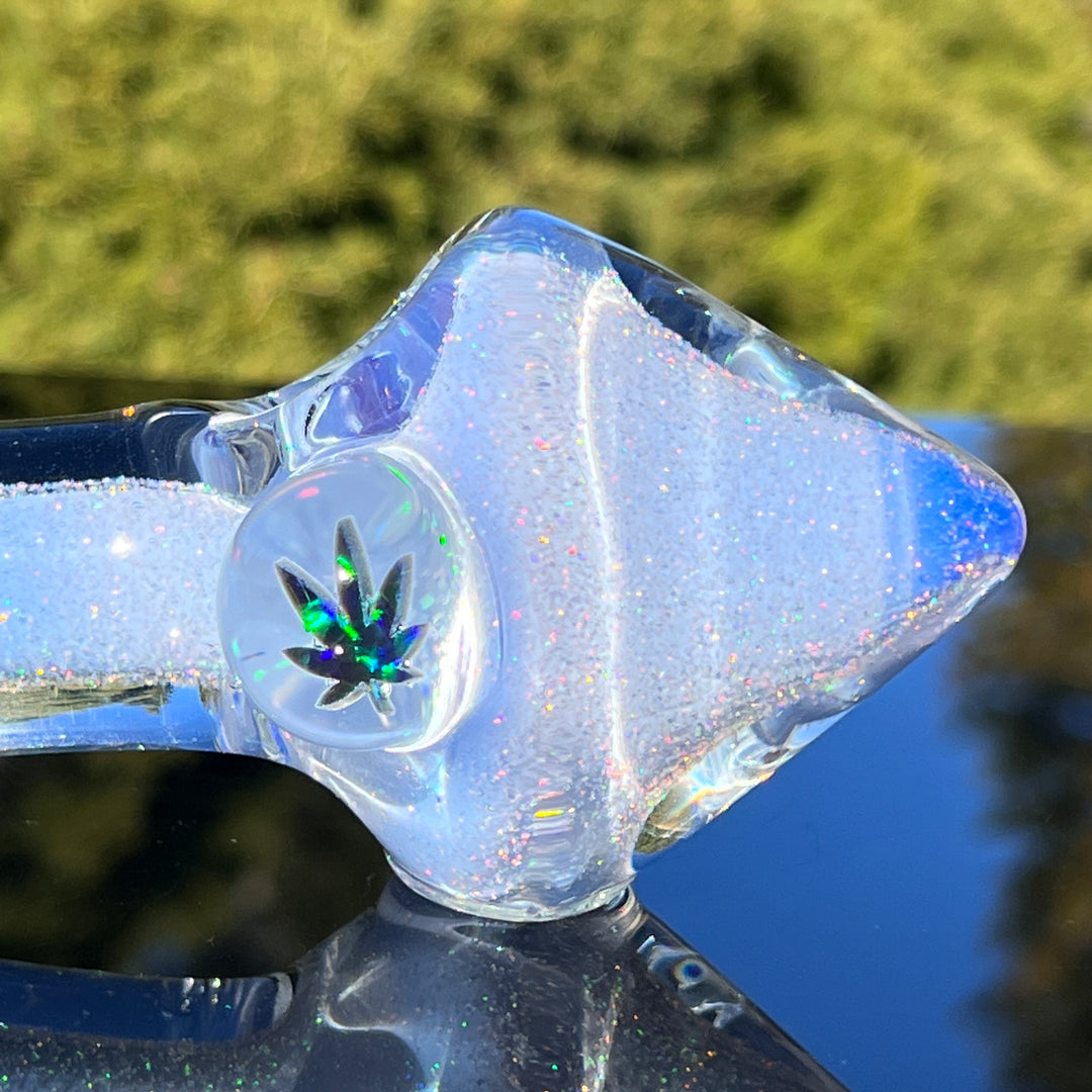 Egyptian Green Leaf Opal Pipe Glass Pipe Tako Glass   