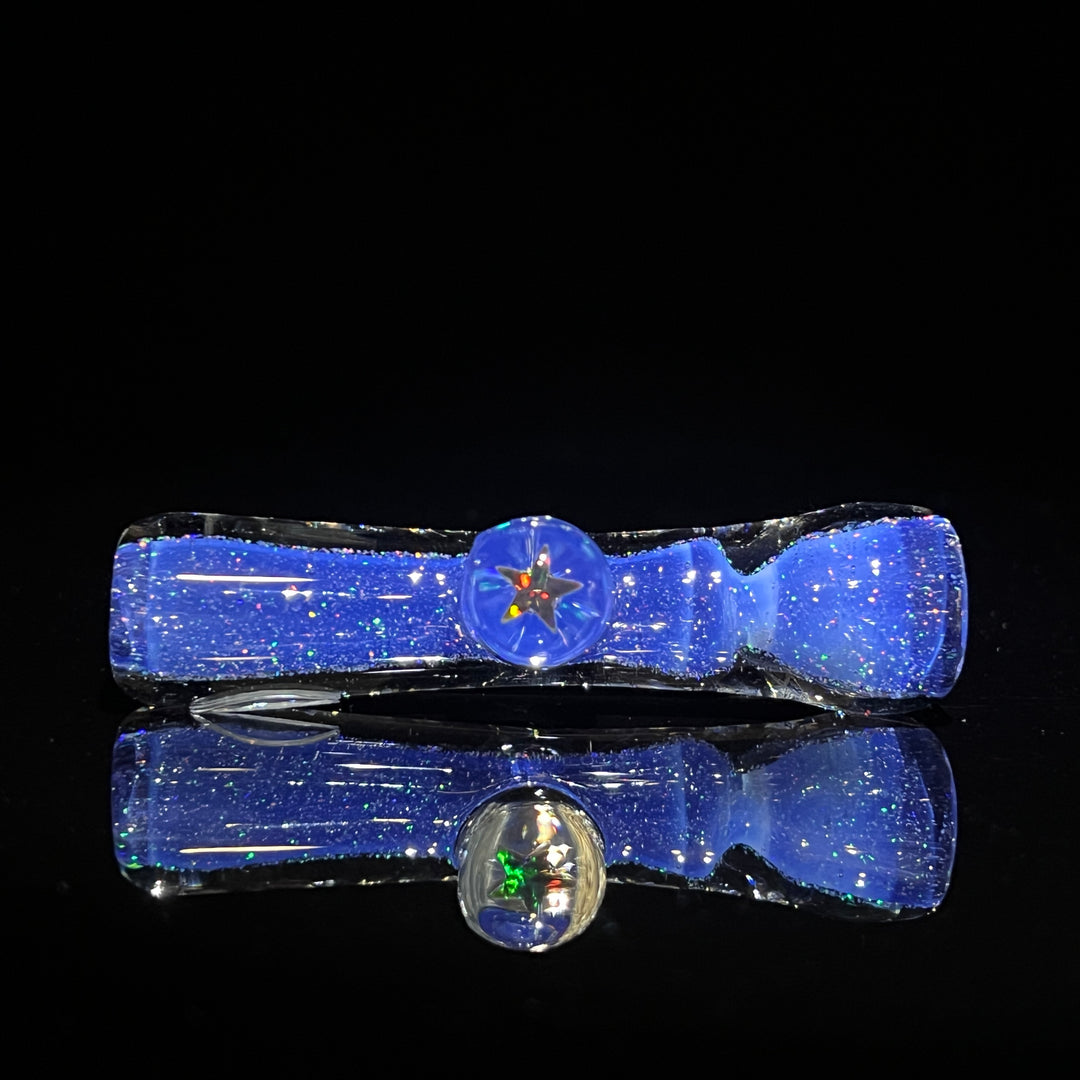 Black Star Opal Portal Chillum 6 Glass Pipe Tako Glass   