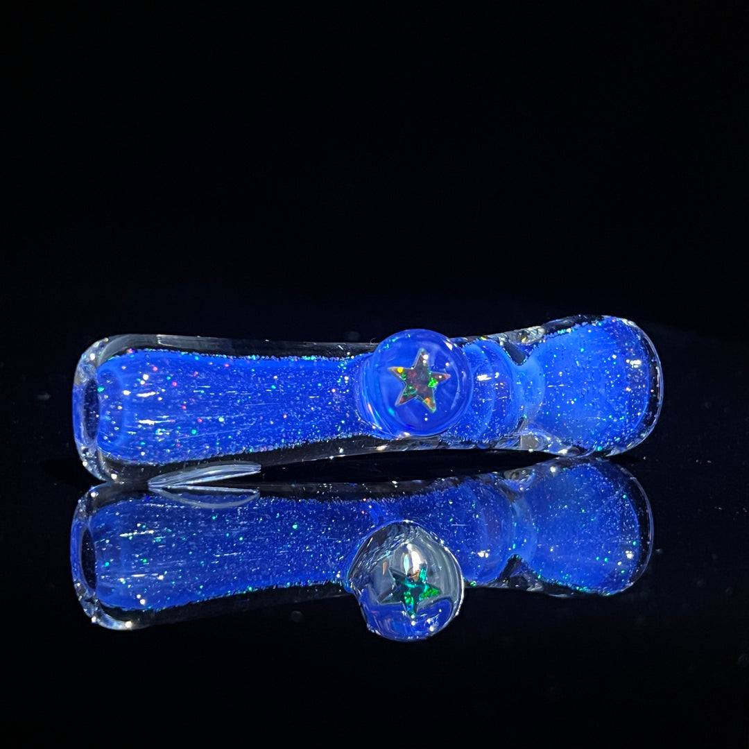 Black Star Opal Portal Chillum 6 Glass Pipe Tako Glass   