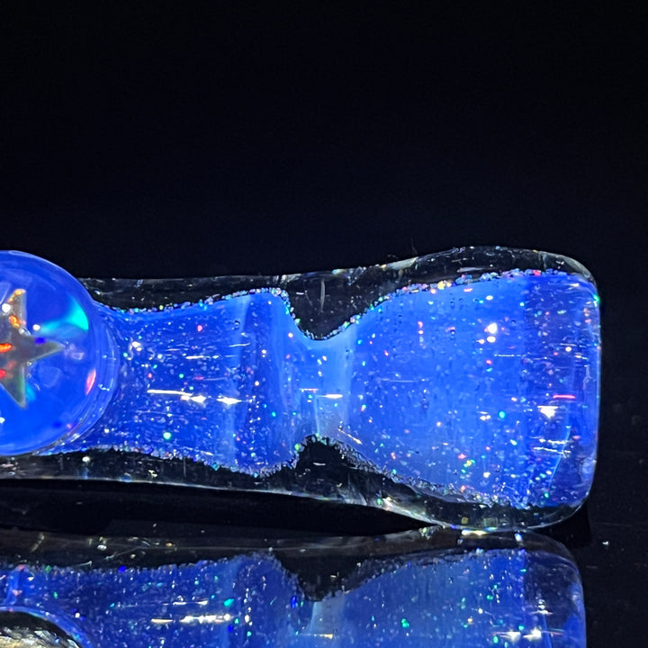 Black Star Opal Portal Chillum 6 Glass Pipe Tako Glass   
