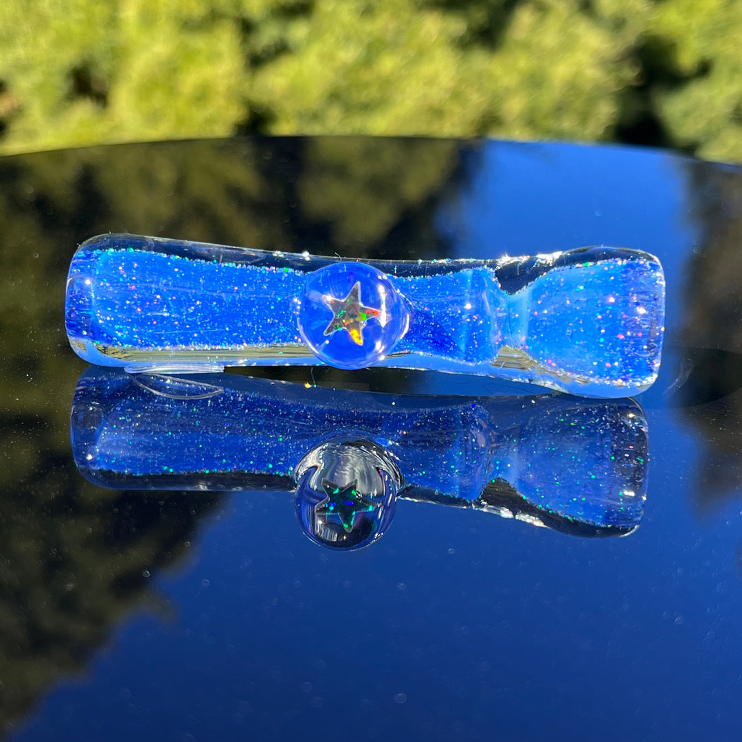 Black Star Opal Portal Chillum 6 Glass Pipe Tako Glass   