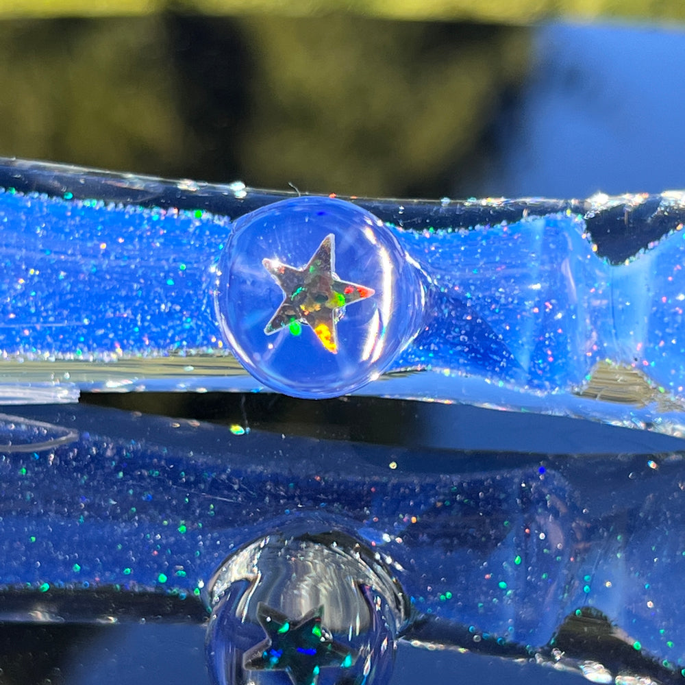 Black Star Opal Portal Chillum 6 Glass Pipe Tako Glass   