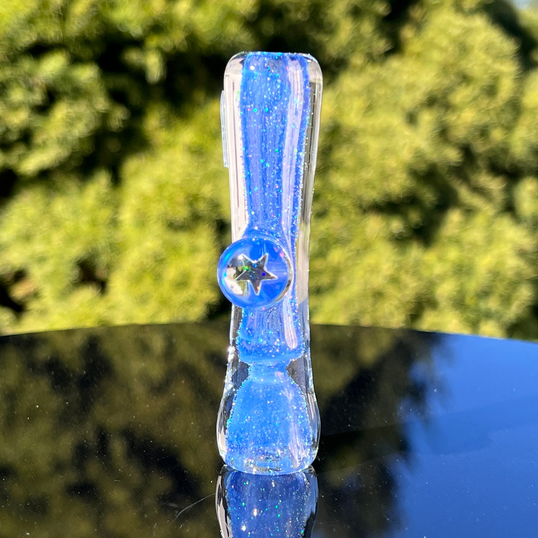 Black Star Opal Portal Chillum 6 Glass Pipe Tako Glass   