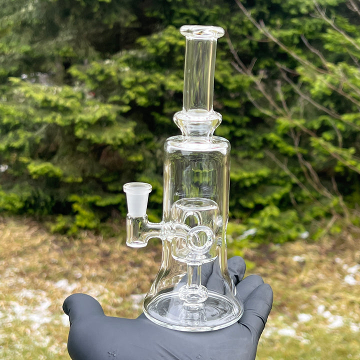 Clear Fab Hanger Water Pipe Evan Chait Glassworks   