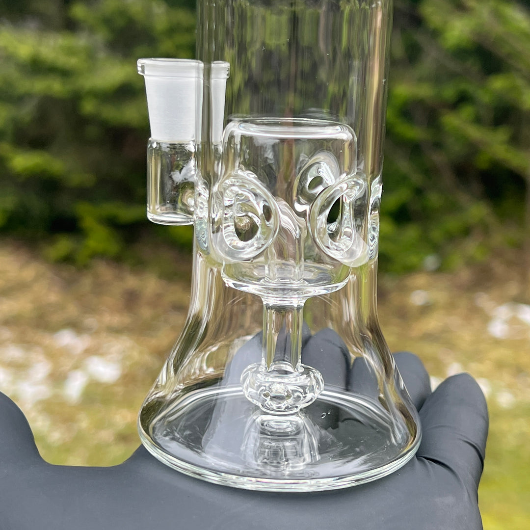 Clear Fab Hanger Water Pipe Evan Chait Glassworks   