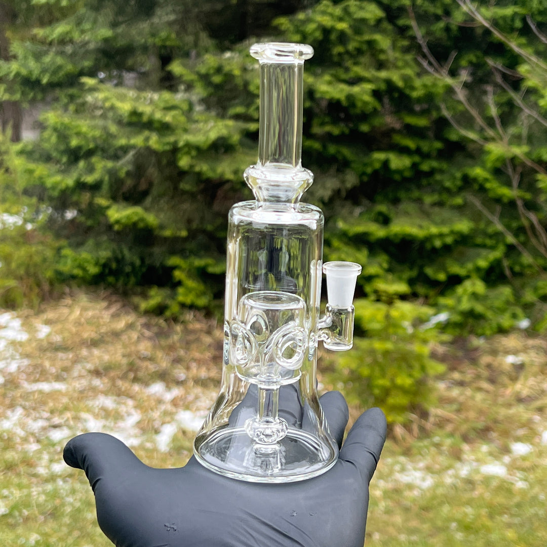 Clear Fab Hanger Water Pipe Evan Chait Glassworks   