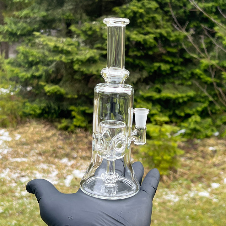 Clear Fab Hanger Water Pipe Evan Chait Glassworks   