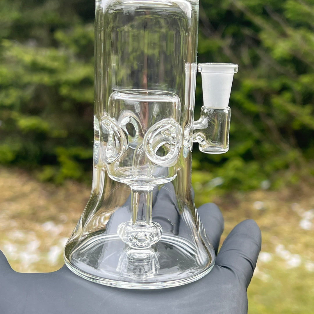 Clear Fab Hanger Water Pipe Evan Chait Glassworks   