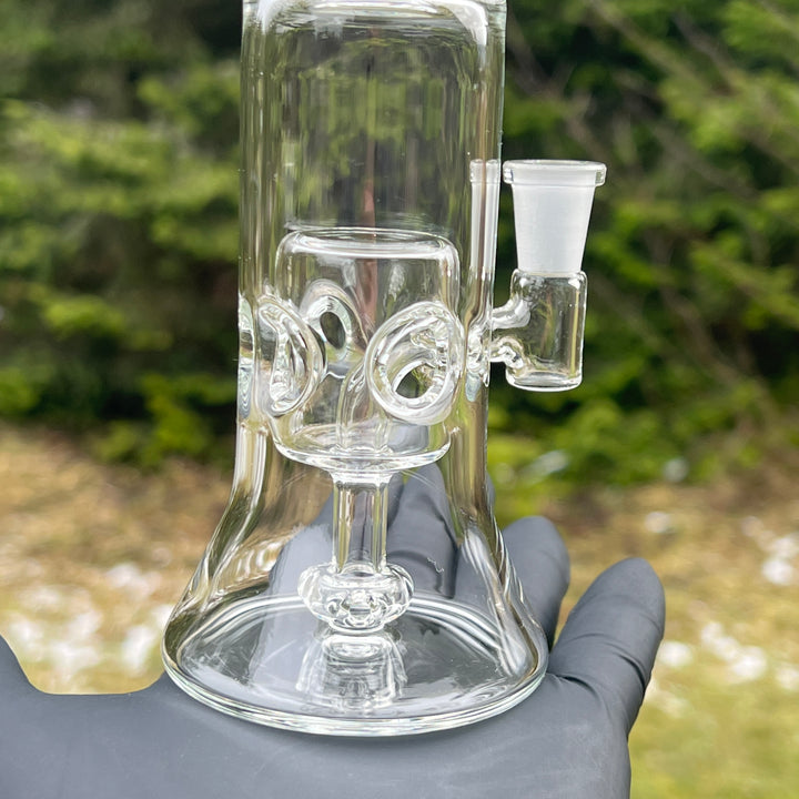 Clear Fab Hanger Water Pipe Evan Chait Glassworks   