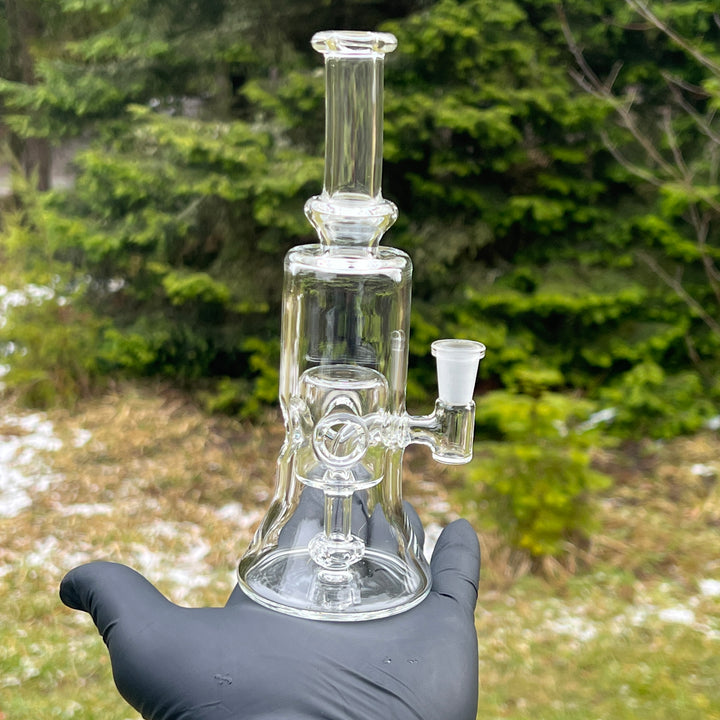 Clear Fab Hanger Water Pipe Evan Chait Glassworks   