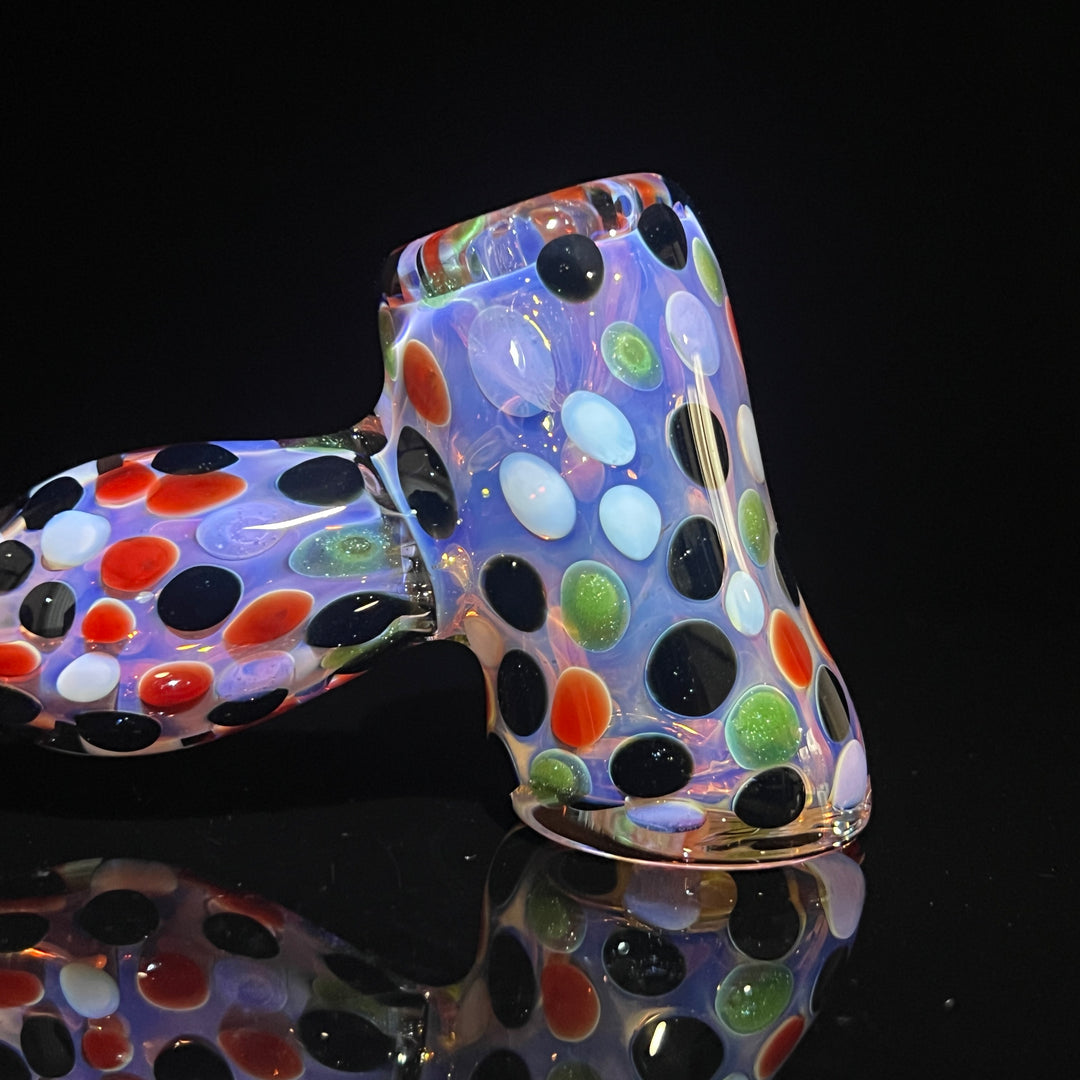 Moon Dot Inside Out Hammer Glass Pipe Tiny Mike   