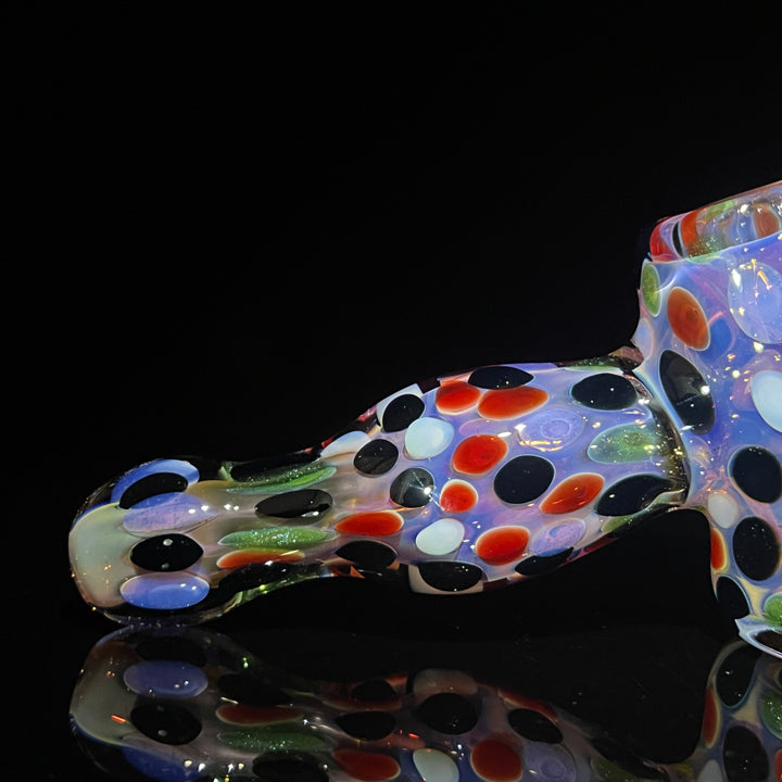 Moon Dot Inside Out Hammer Glass Pipe Tiny Mike   