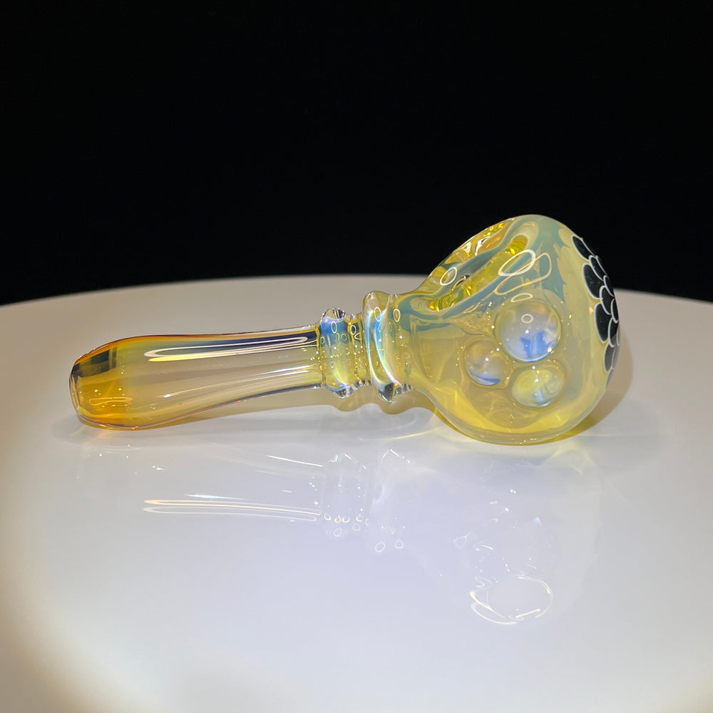 Sparkle Blue Dot Stack Glass Pipe 5 Glass Pipe Odo Glass   