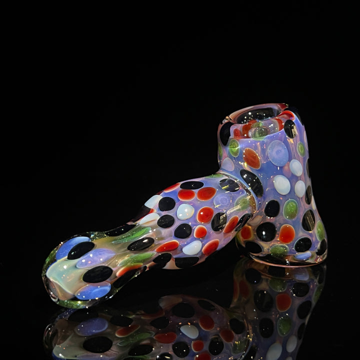Moon Dot Inside Out Hammer Glass Pipe Tiny Mike   