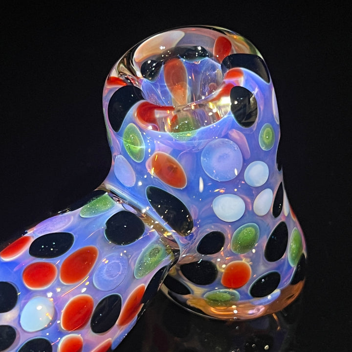 Moon Dot Inside Out Hammer Glass Pipe Tiny Mike   