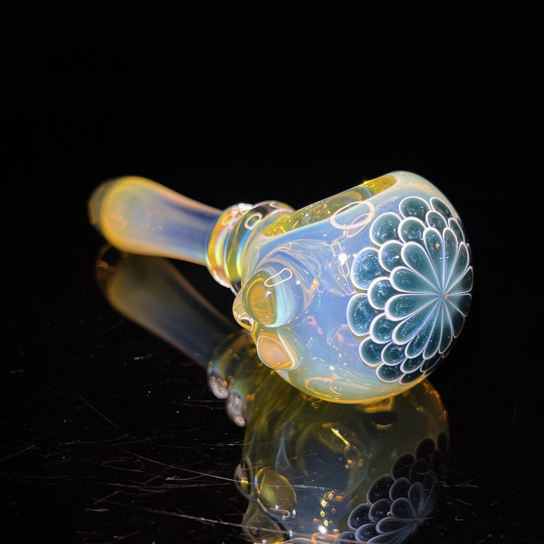 Sparkle Blue Dot Stack Glass Pipe 5 Glass Pipe Odo Glass   