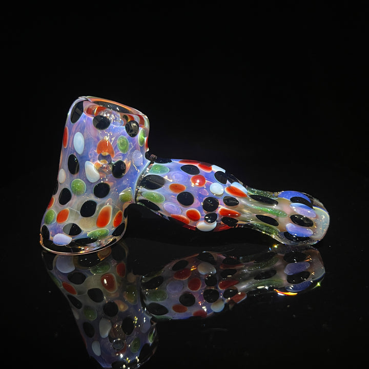 Moon Dot Inside Out Hammer Glass Pipe Tiny Mike   