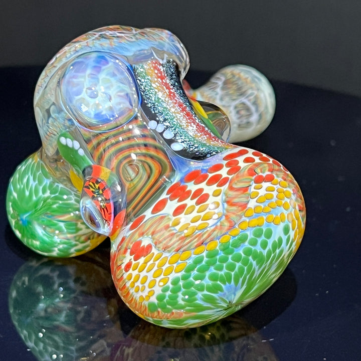 Glass Berry Cupcake Sidecar Glass Pipe Glass Berry Cupcake   