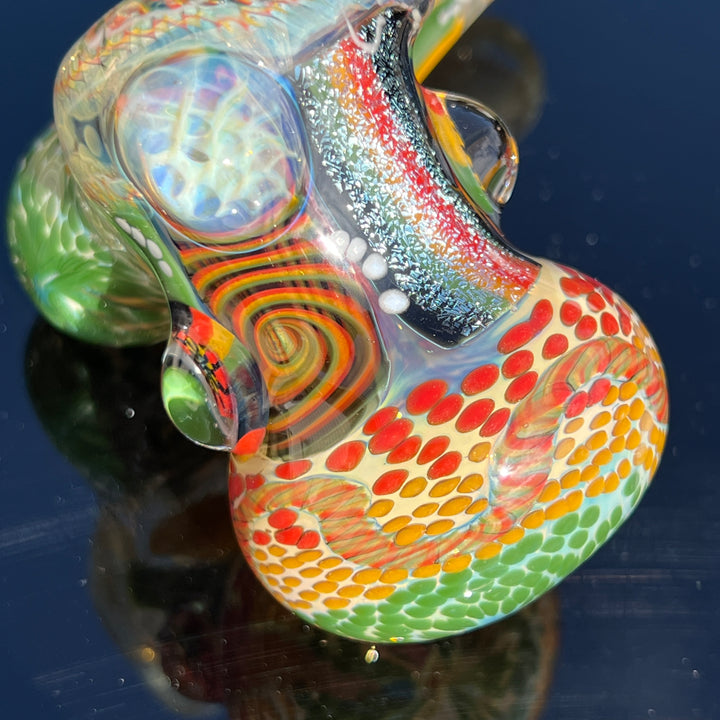 Glass Berry Cupcake Sidecar Glass Pipe Glass Berry Cupcake   