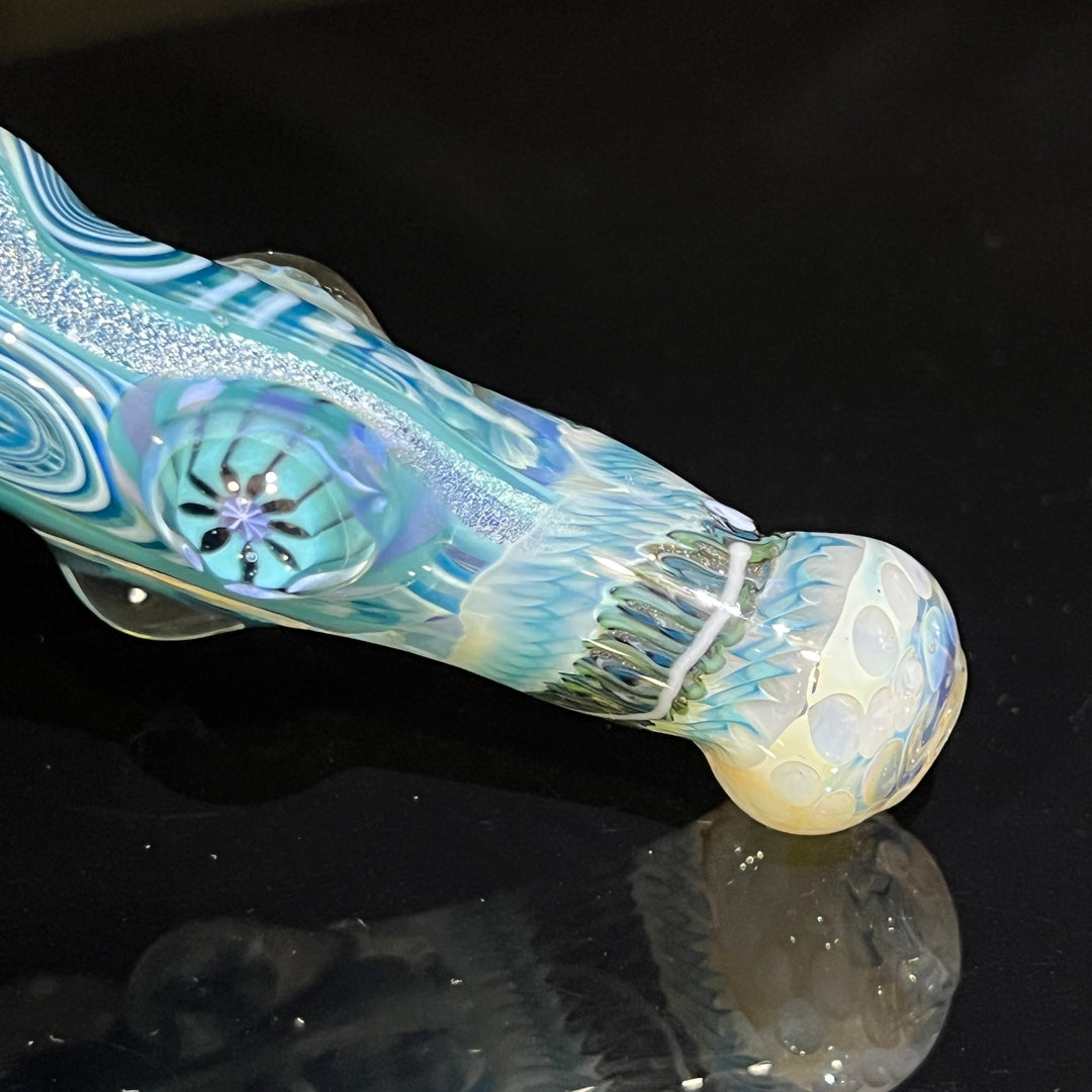 Glass Berry Cupcake Chillum 8 Glass Pipe Glass Berry Cupcake   