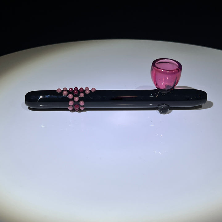 Mini Ceremonial Peace Pipe Glass Pipe Fiona Phoenix Fire   