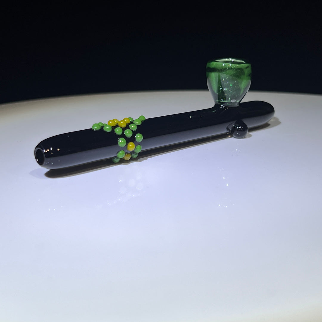 Mini Ceremonial Peace Pipe Glass Pipe Fiona Phoenix Fire   