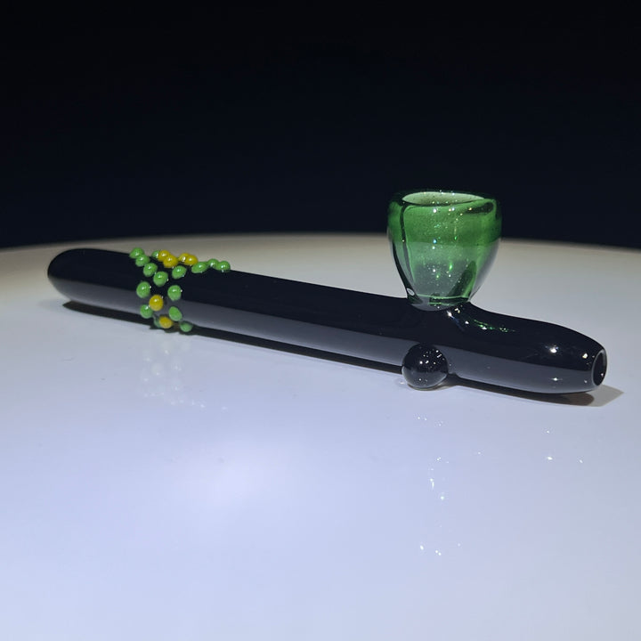 Mini Ceremonial Peace Pipe Glass Pipe Fiona Phoenix Fire   