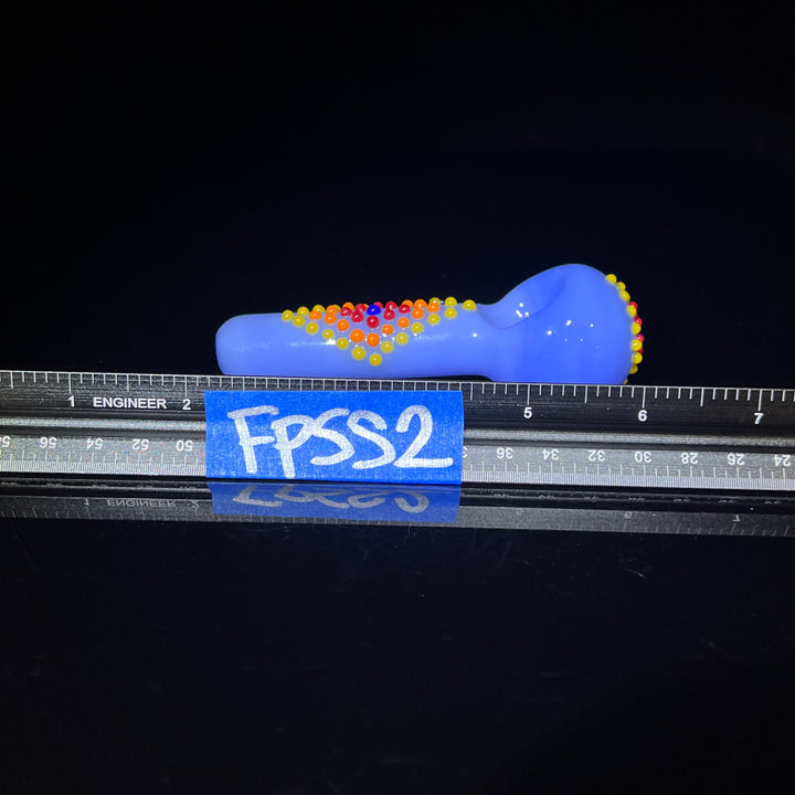 Dot Spoon Small 2 Glass Pipe Fiona Phoenix Fire   