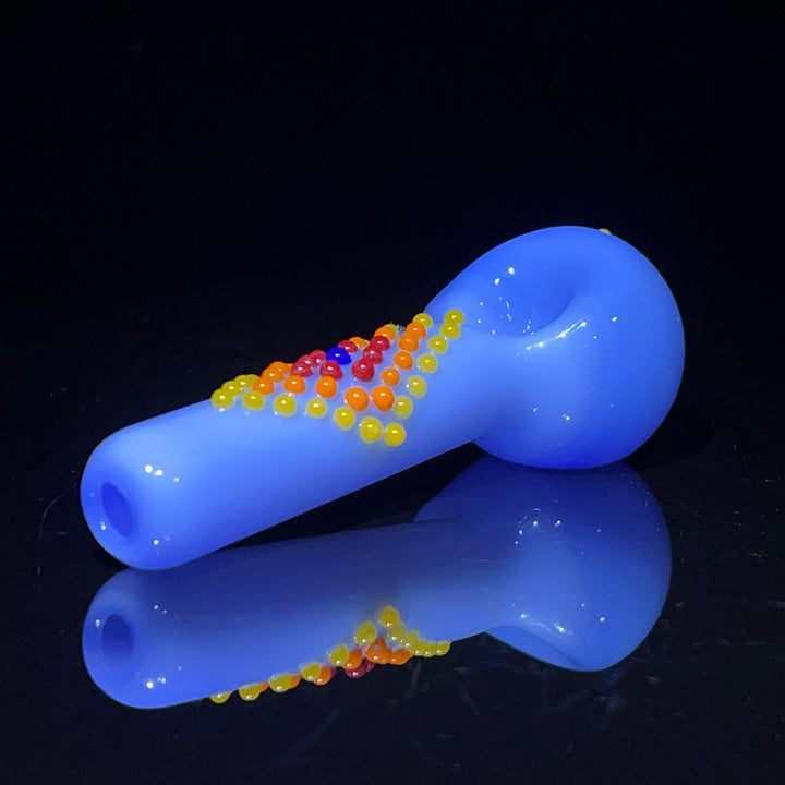 Dot Spoon Small 2 Glass Pipe Fiona Phoenix Fire   