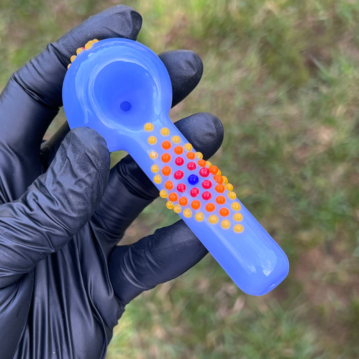 Dot Spoon Small 2 Glass Pipe Fiona Phoenix Fire   