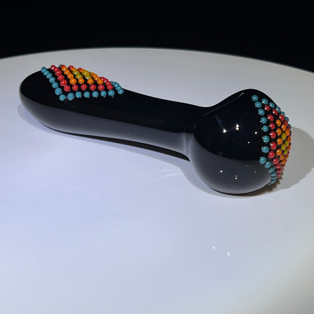 Dot Spoon Large 1 Glass Pipe Fiona Phoenix Fire   