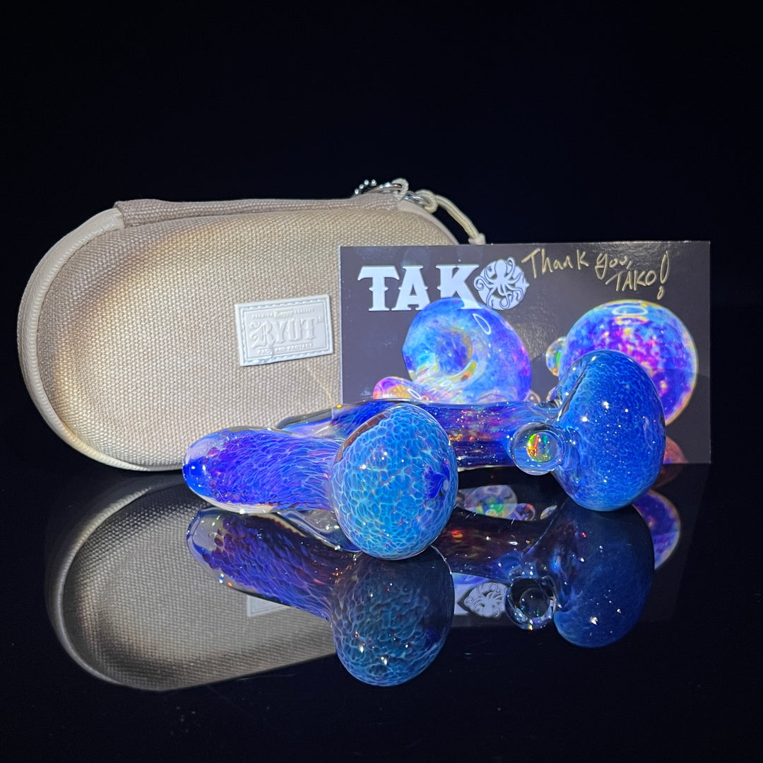 Purple Nebula Black Opal Combo 1 Glass Pipe Tako Glass   