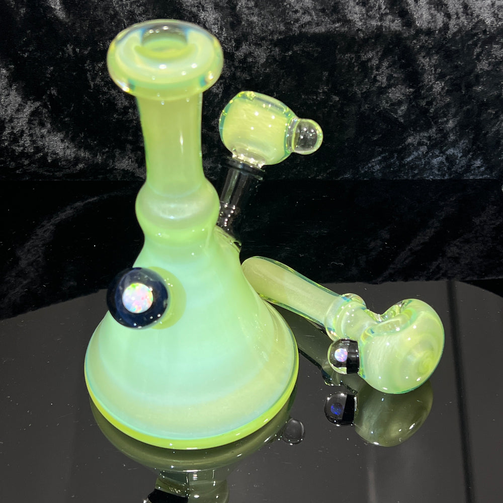 Green Goblin Mini Bong Combo 1 Glass Pipe Tako Glass   